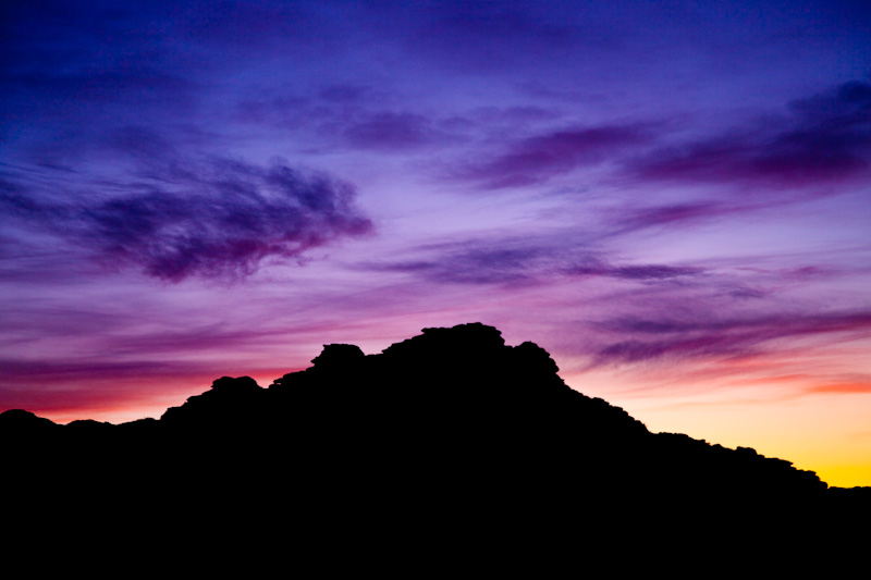 Sunset From Camp